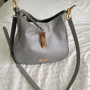 Vince Camuto Gray Leather Crossbody Bag